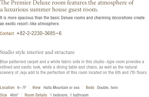 About Premier Deluxe Room (see details at the bottom)