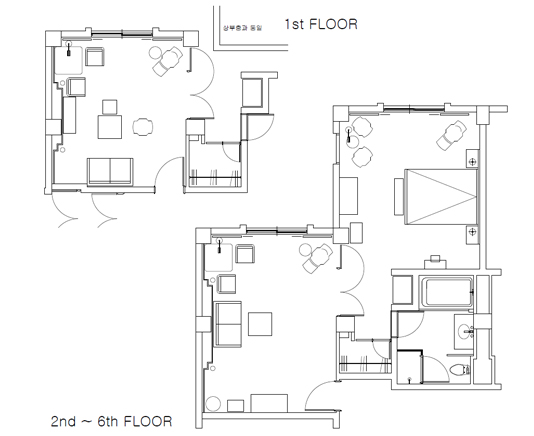 Corner Suite Room Plan1