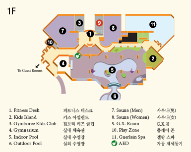 1F Floor map