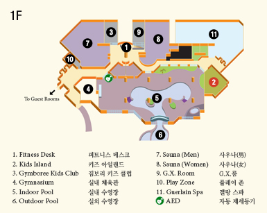 1F Floor map