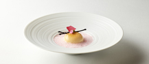 Rhubarb, Strawberries, Yogurt ,Goat Cheese Mousse