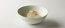 Chilled Seabream with Yuzu Flavored Pear Sauce