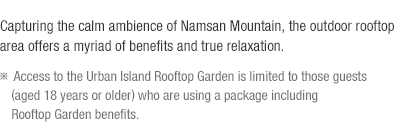 info of Rooftop Garden