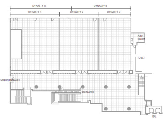 Grand Ball Room  Floor Map