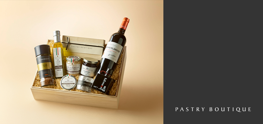 This is the Pastry Boutique gift hamper.