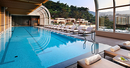 서울신라호텔 실내 수영장 사진