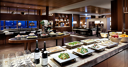 더 이그제큐티브 라운지의 다이닝 제공 이미지