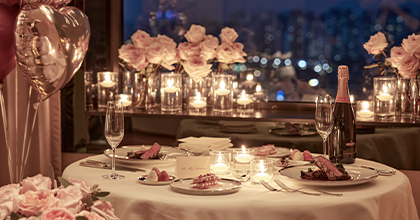 인 룸 다이닝 디너 이미지