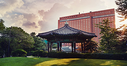 서울신라호텔 팔각정 전경